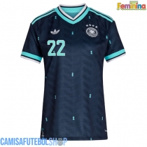 Camisa de time de futebol Alemanha David Raum #22 Replicas 2º Equipamento Feminina Mundo 2026 Manga Curta